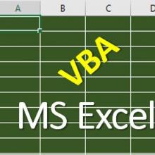 VBA v prostředí MS Excel