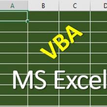 VBA v prostředí MS Excel